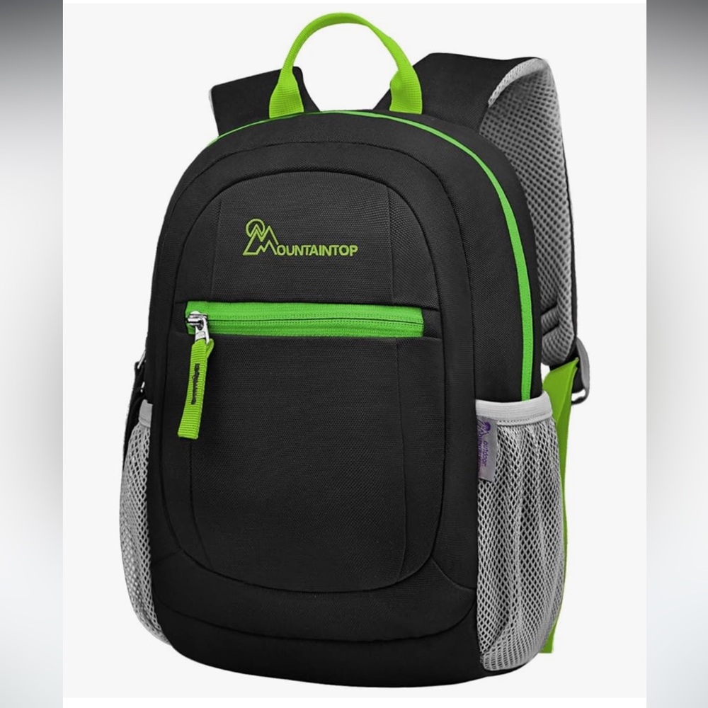 Like new Kids small Black and Green Backpack